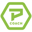 personal coach logo vignet groen