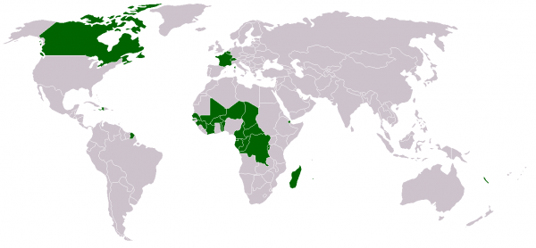 Landen Frans officiele taal